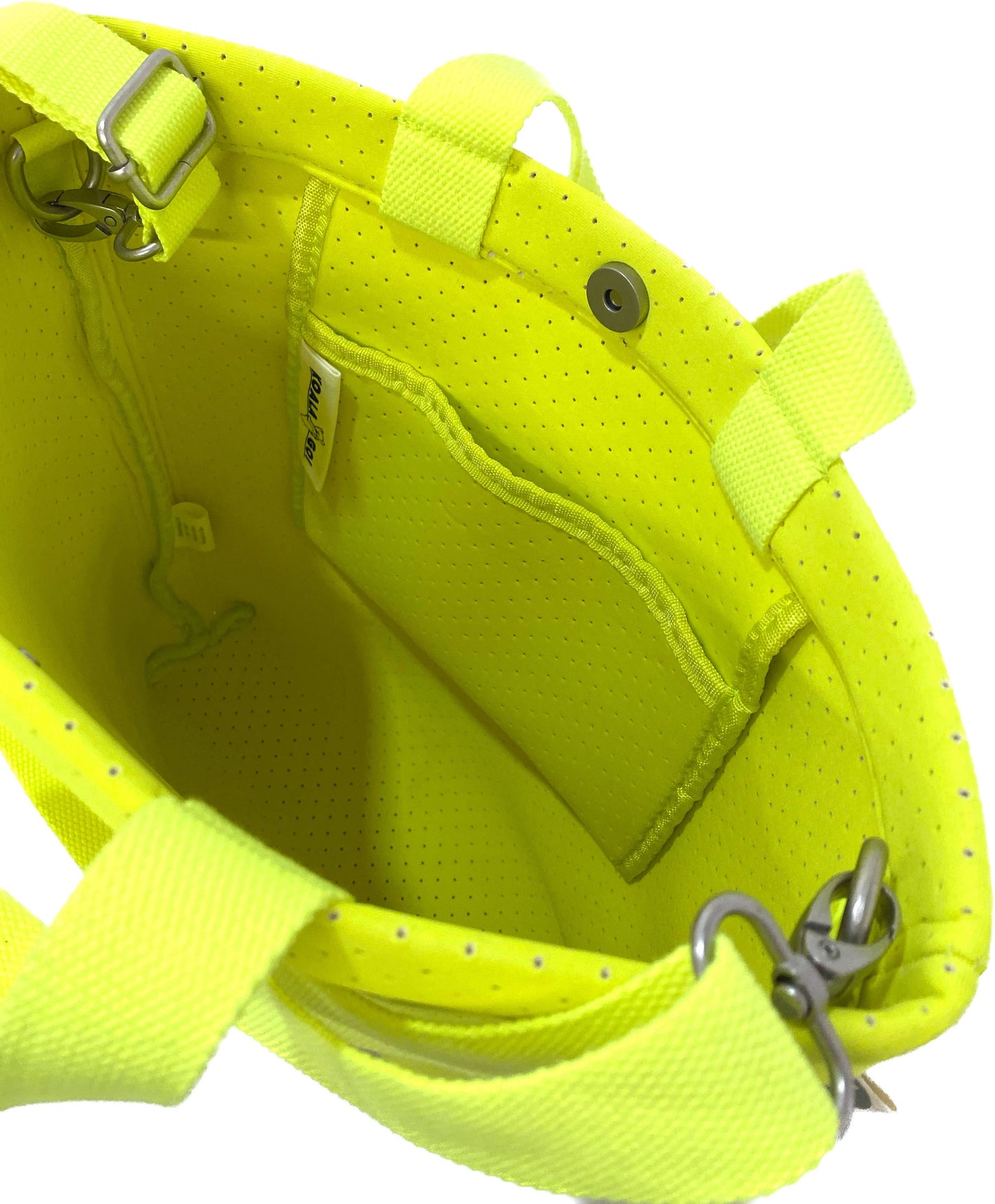 Neoprene Crossbody Bag - Neon Yellow