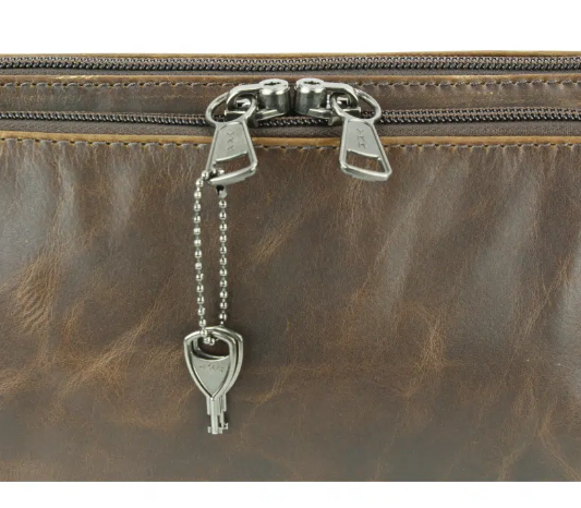Studded Front With locking CC pocket Crossbody Bag