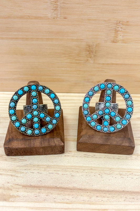Turquoise Peace Ring