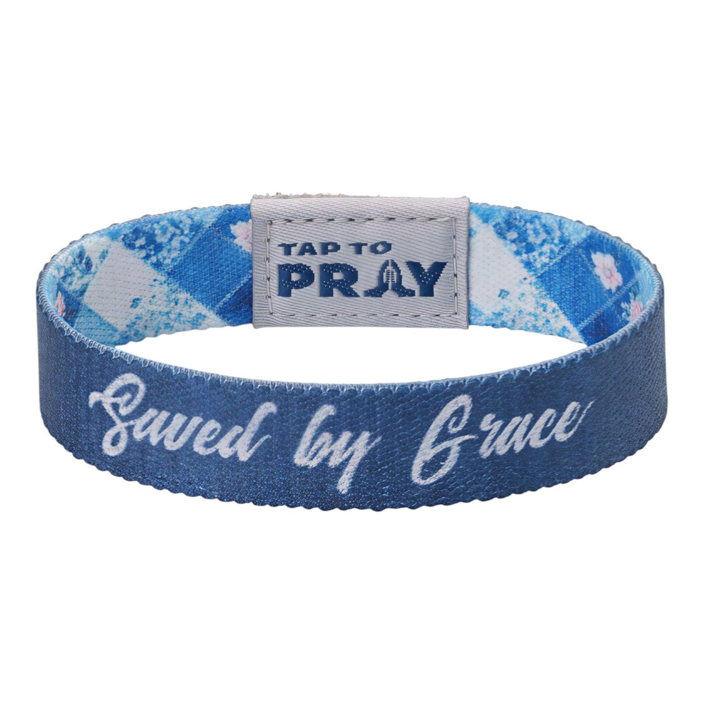 Tap To Pray® Wristband – Patchwork - Saved by Grace