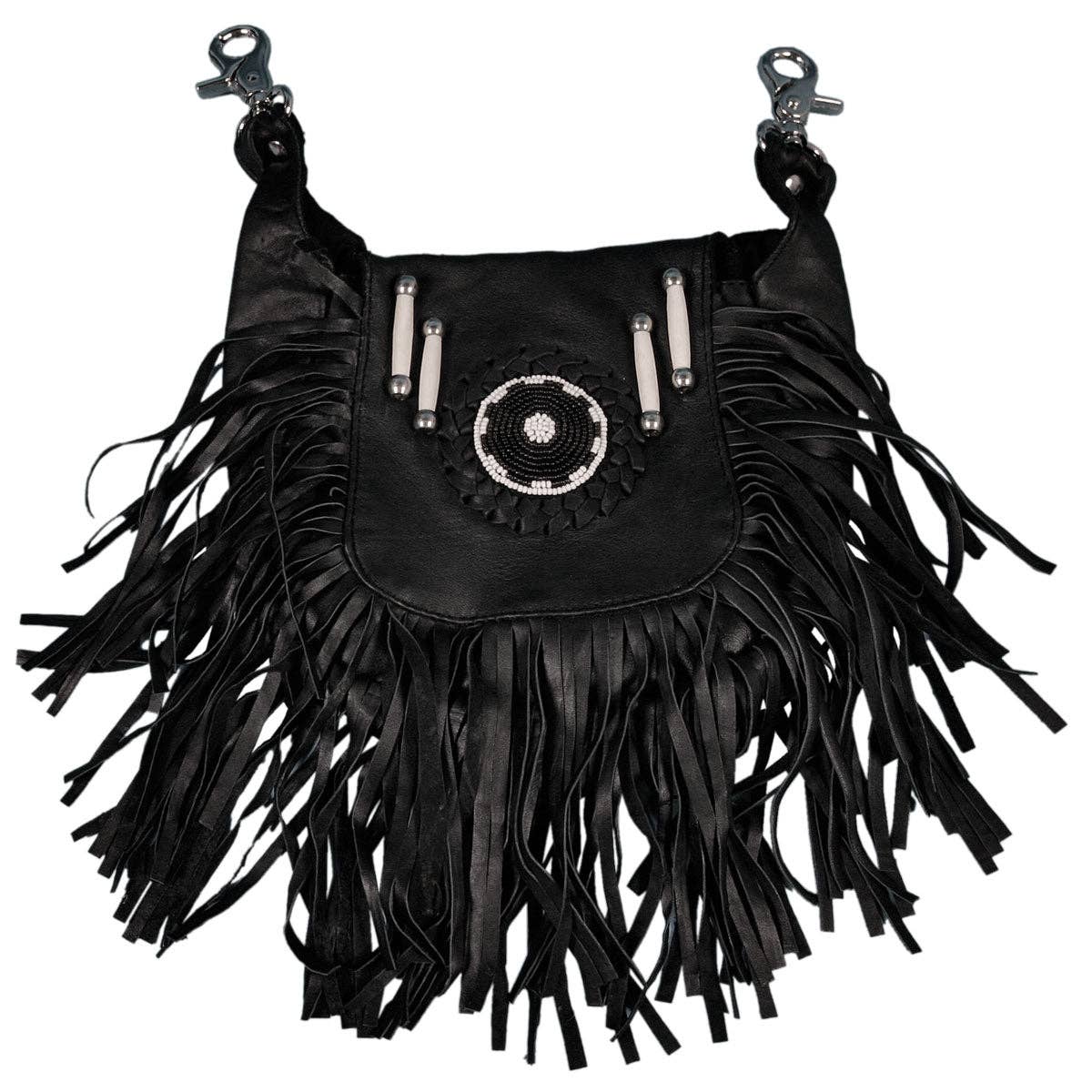 Leather Ladies Clip-on or Crossbody Bag