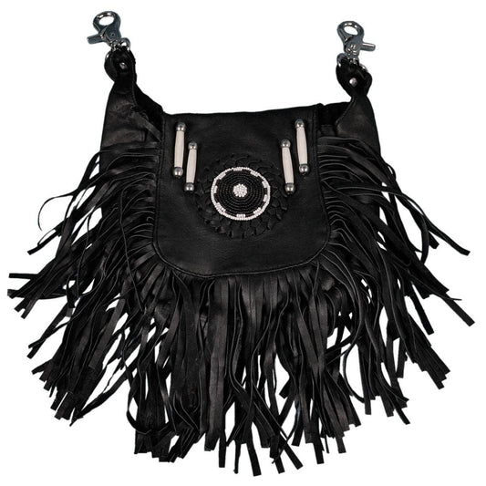 Leather Ladies Clip-on or Crossbody Bag