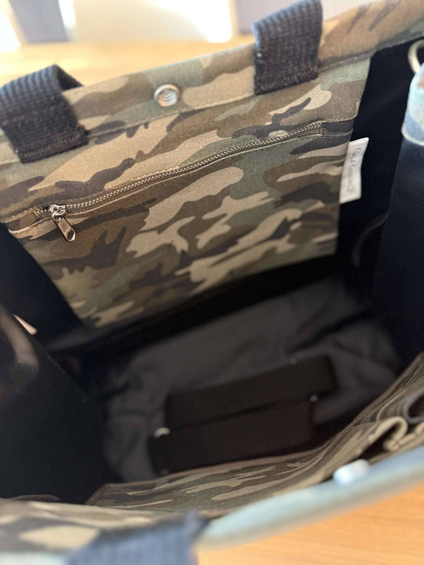 Green Camo Crossbody Bag