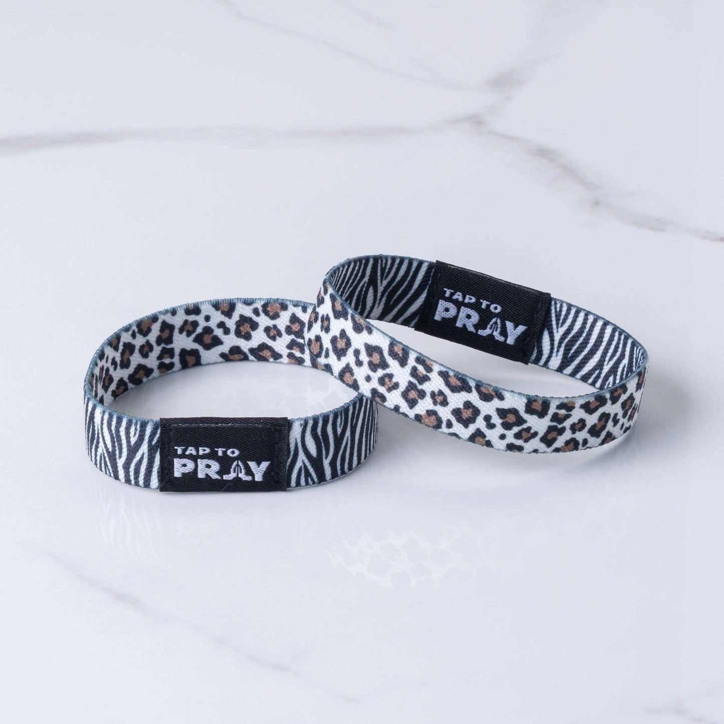 Tap To Pray® Wristband – Safari Zebra