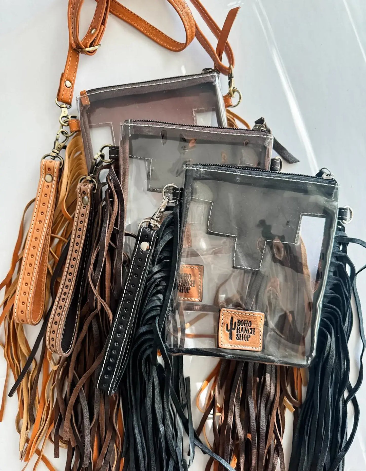 Side Fringe Clear Stadium / Concert bag