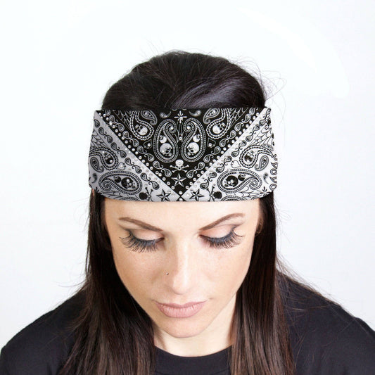 Bling Paisley Rhinestone Crystal Headband Wraps