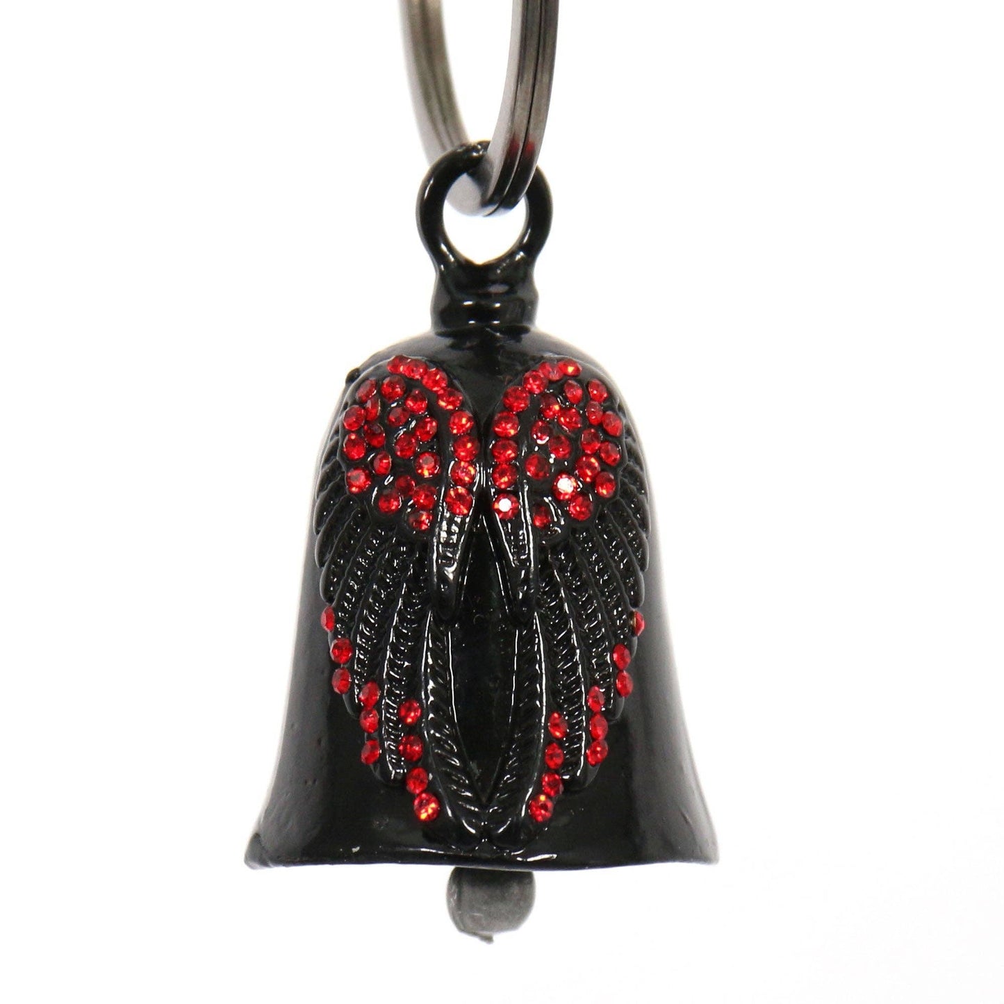Angel Wings Red Stones Guardian Bell