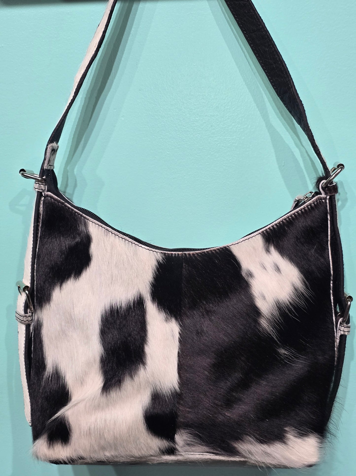 Hair-On Cowhide Hobo/Shoulder Bag