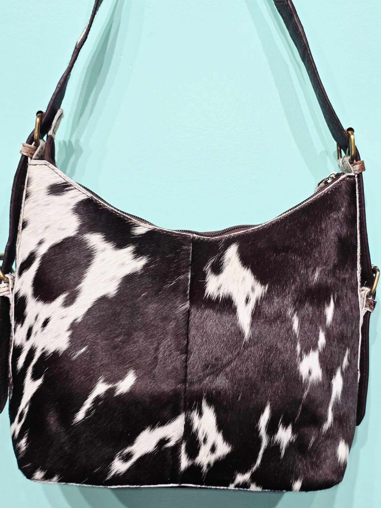 Hair-On Cowhide Hobo/Shoulder Bag