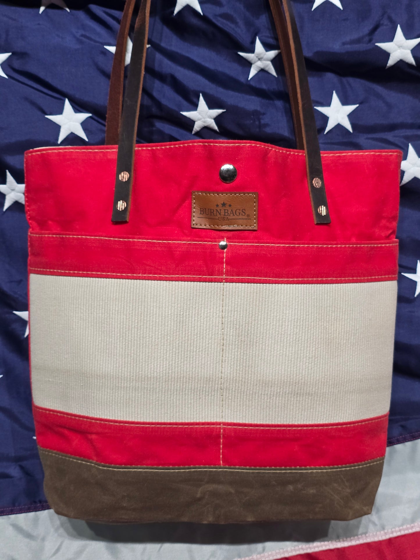 DCFD Classic Burn Bag-RED/WHITE