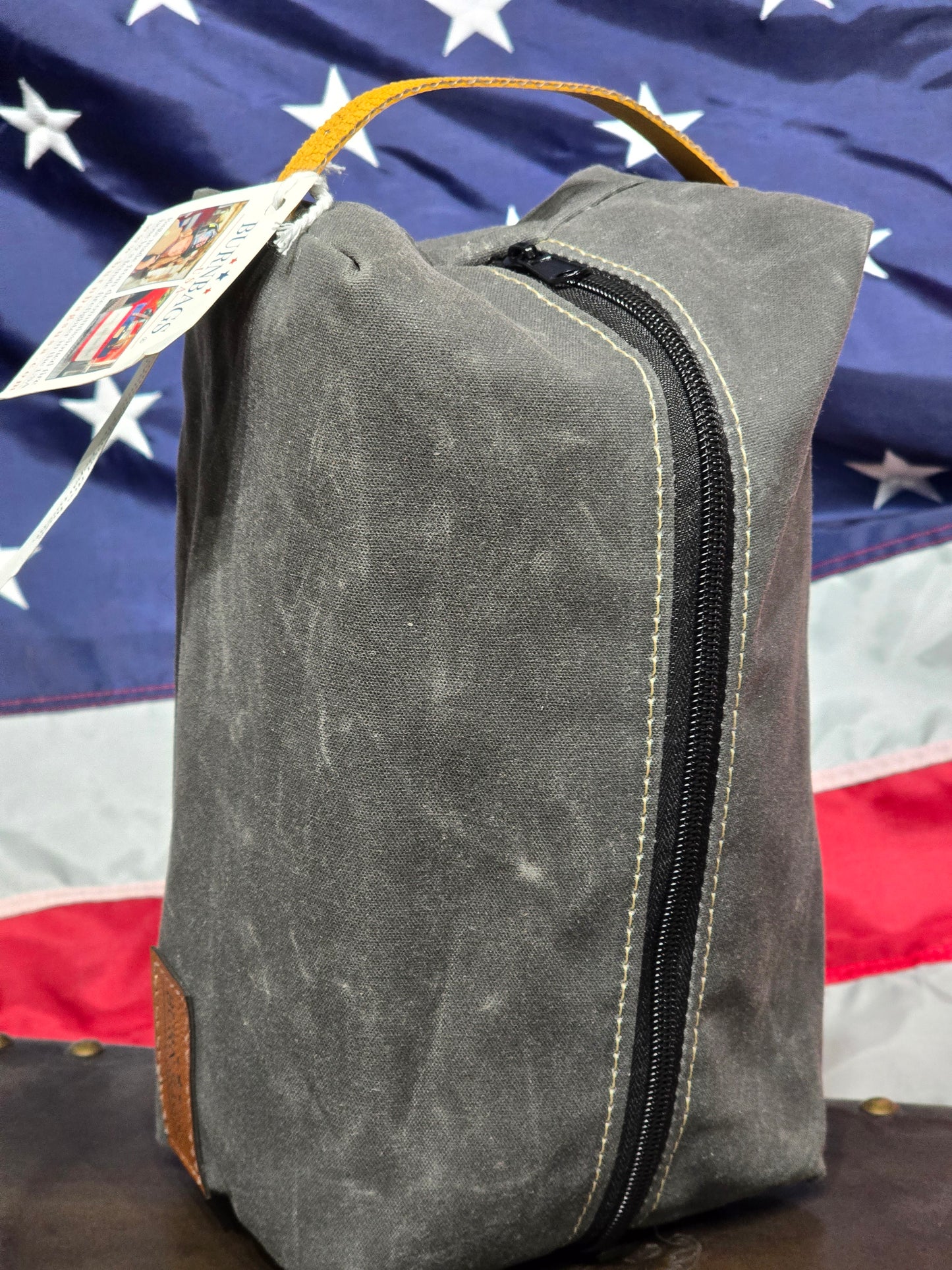 Charcoal Toiletry/Dopp Burn Bag