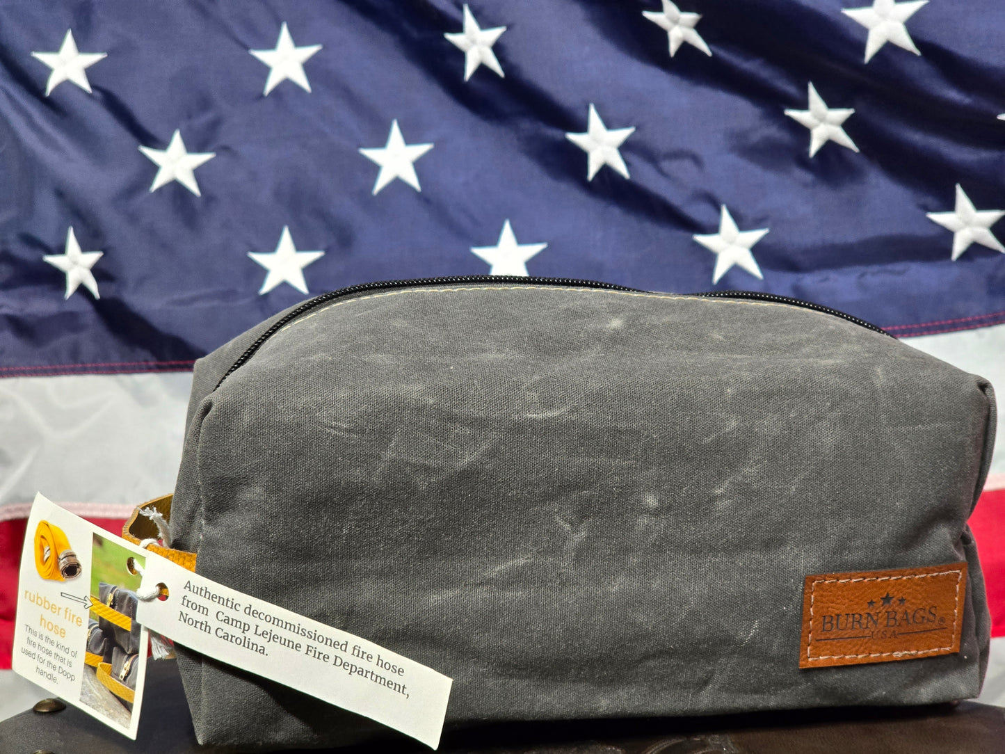 Charcoal Toiletry/Dopp Burn Bag