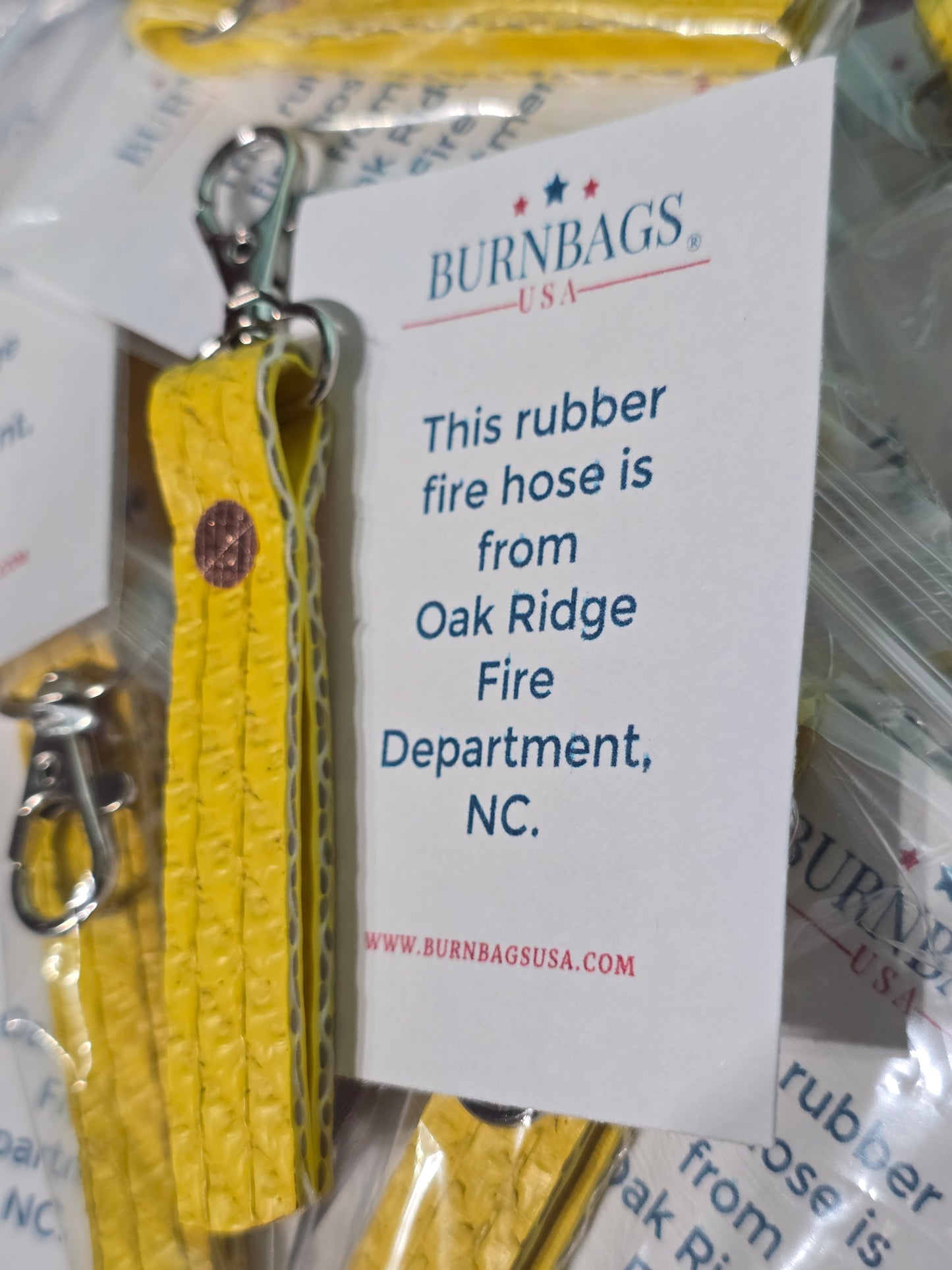 Fire Hose Keychain