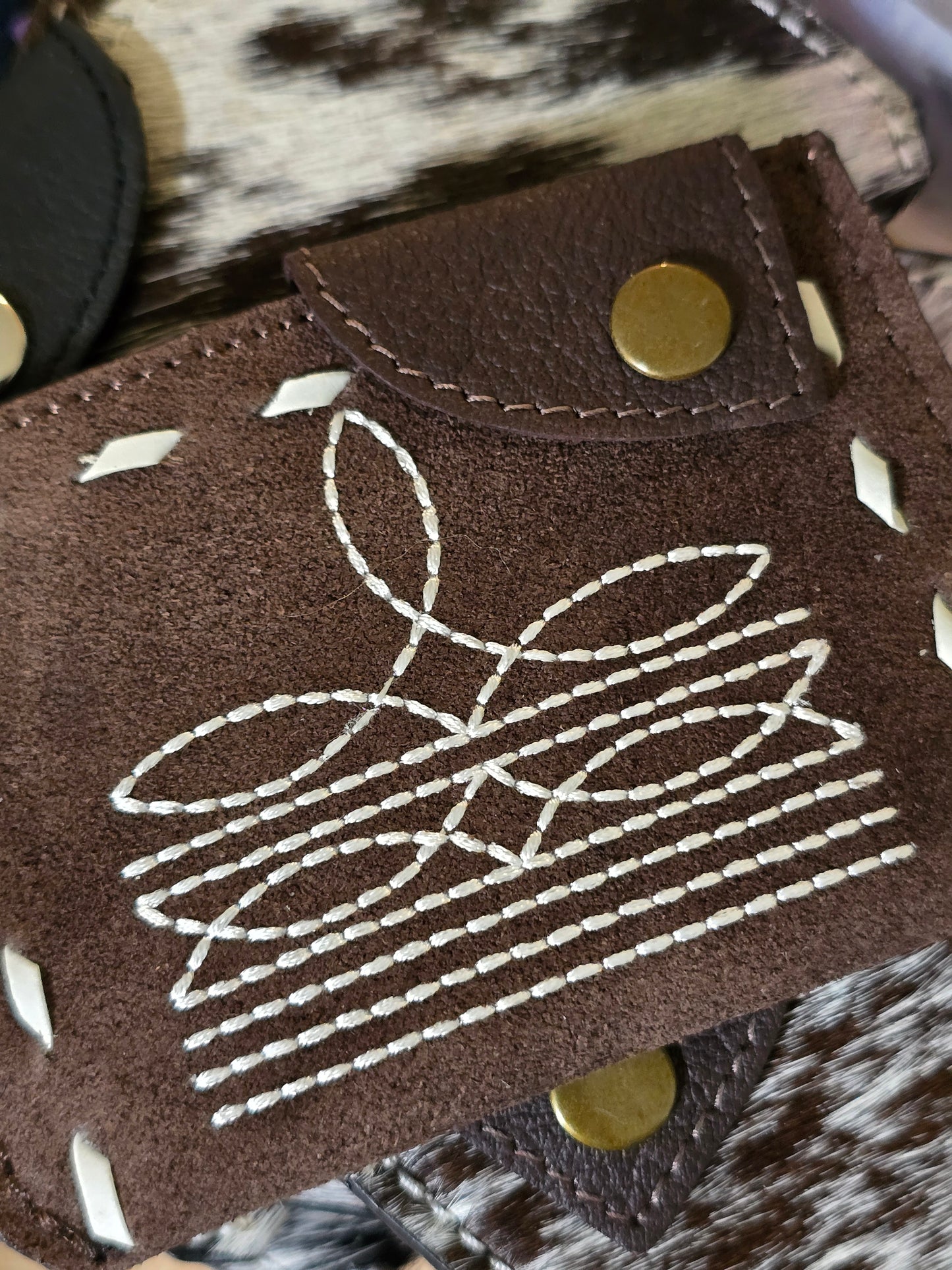 Boot Stitch Card Wallet