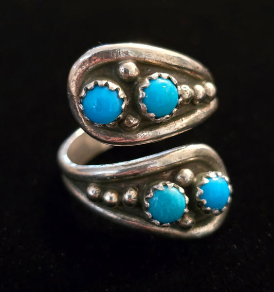 #226 Turquoise Ring - Handmade by Navajo Artist Genevieve Francisco