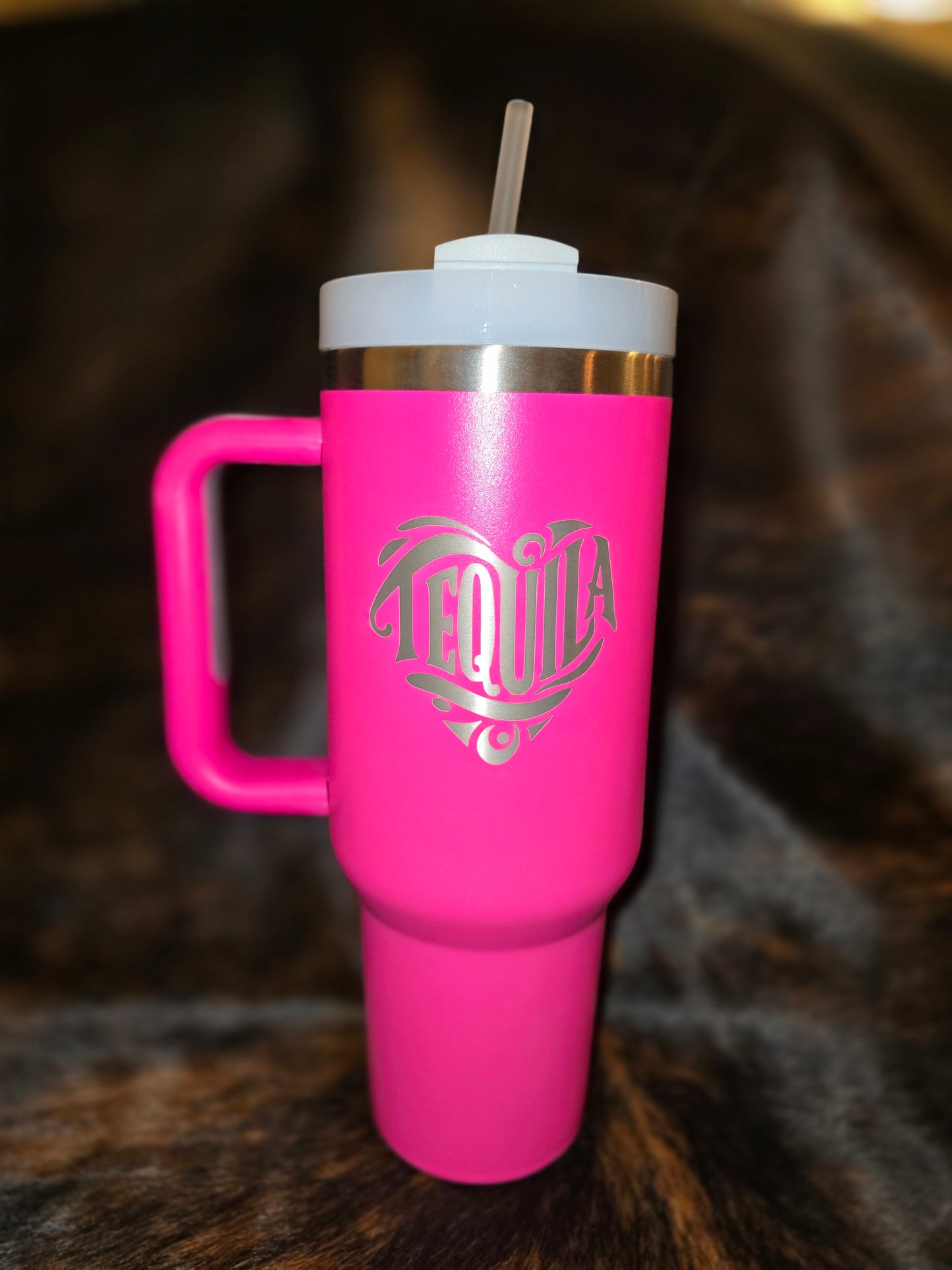 40oz “Sup Y’all” Paddleboard Tequila Tumbler – Hot Pink or Seafoam (Laser Engraved)