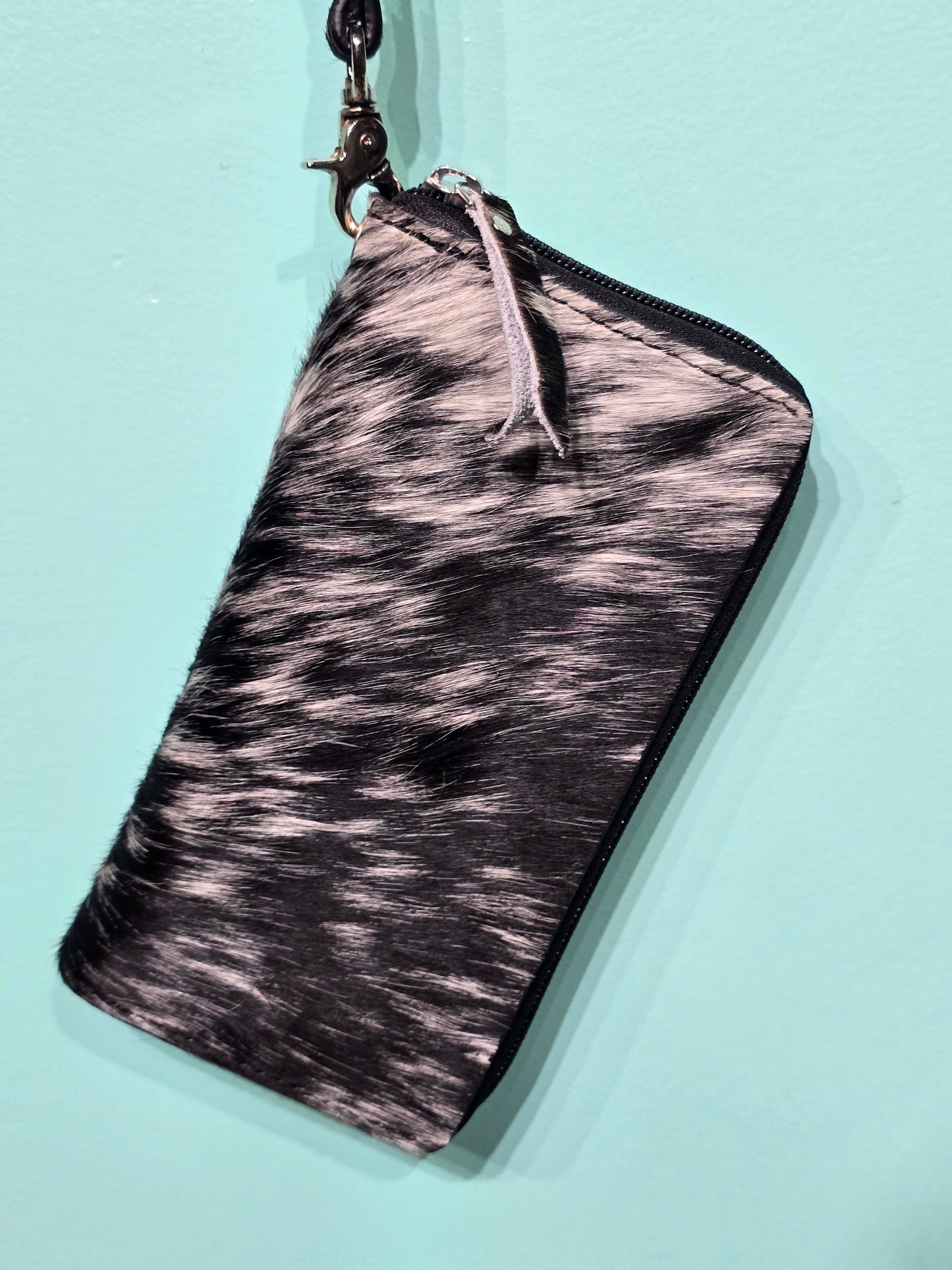 Zip Around Wallet with Wristlet Strap