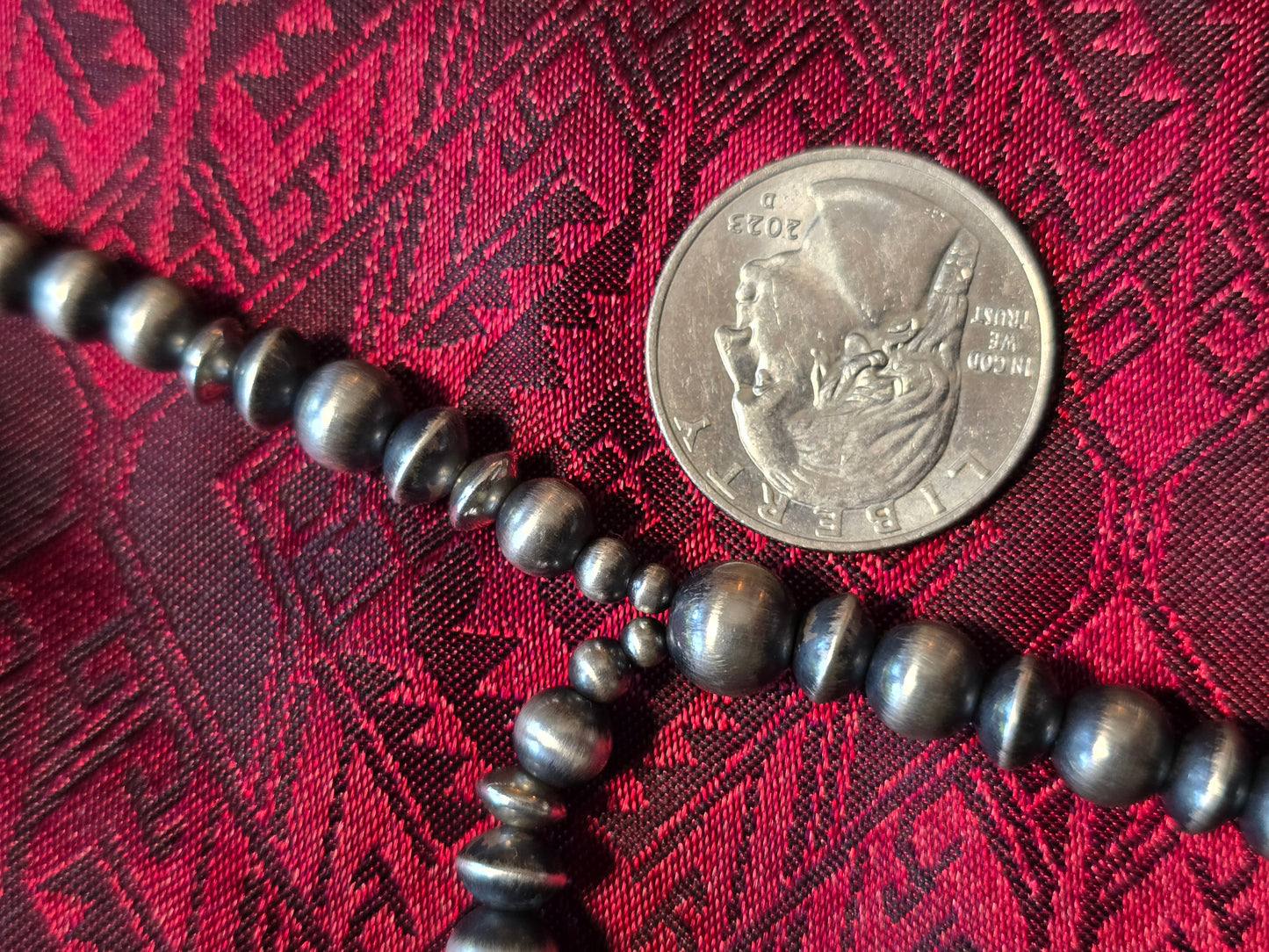Sterling silver lariat