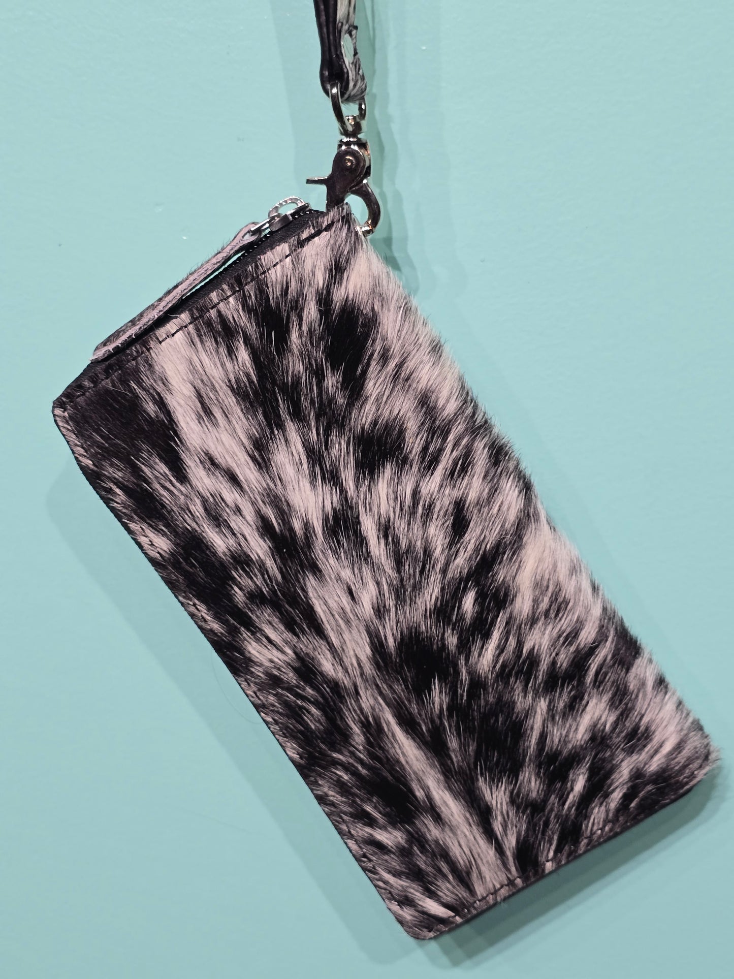 Zip Around Wallet with Wristlet Strap