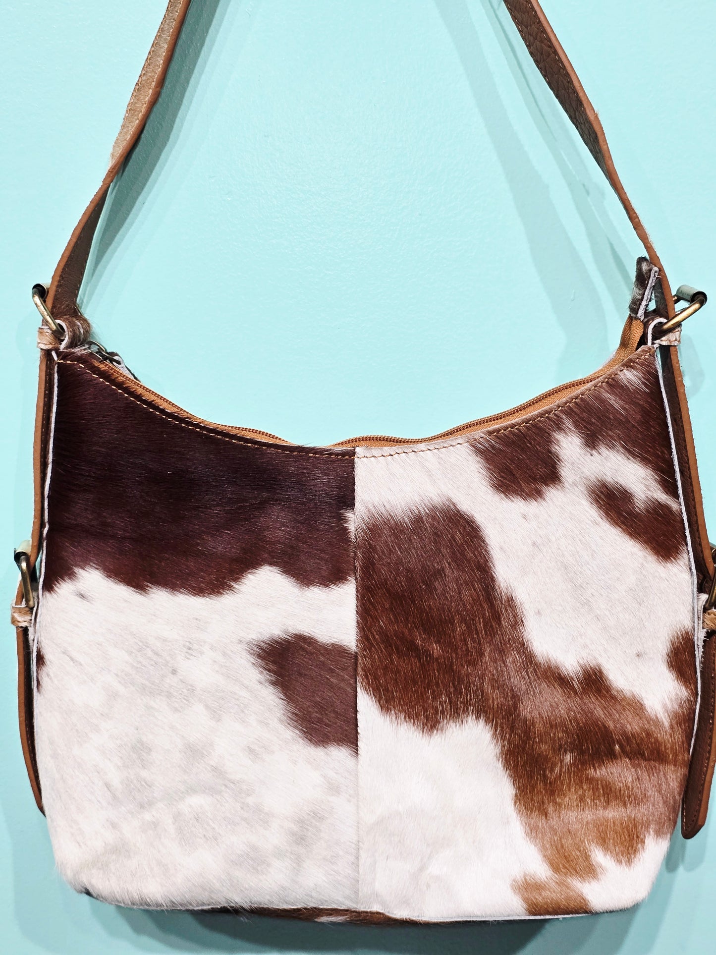 Hair-On Cowhide Hobo/Shoulder Bag