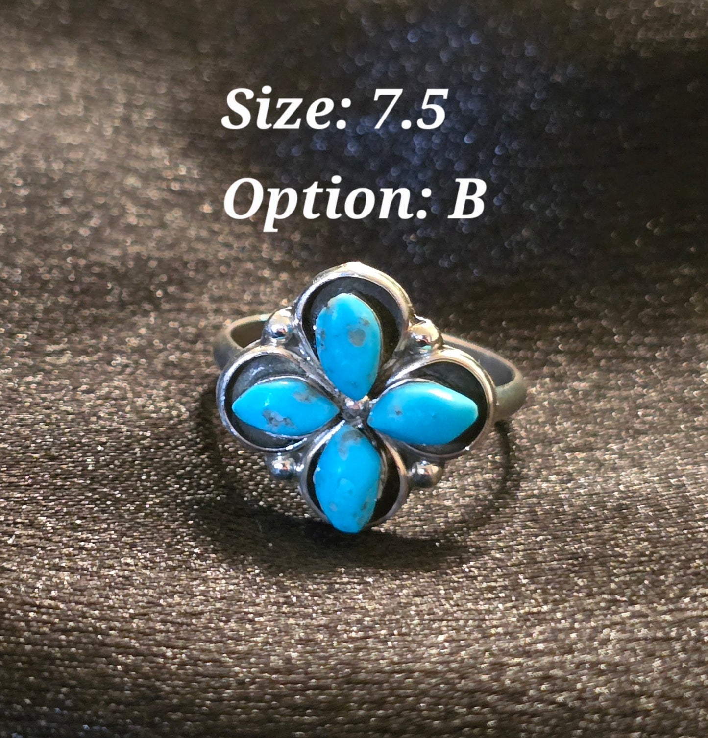 #862 Handmade Zuni ring