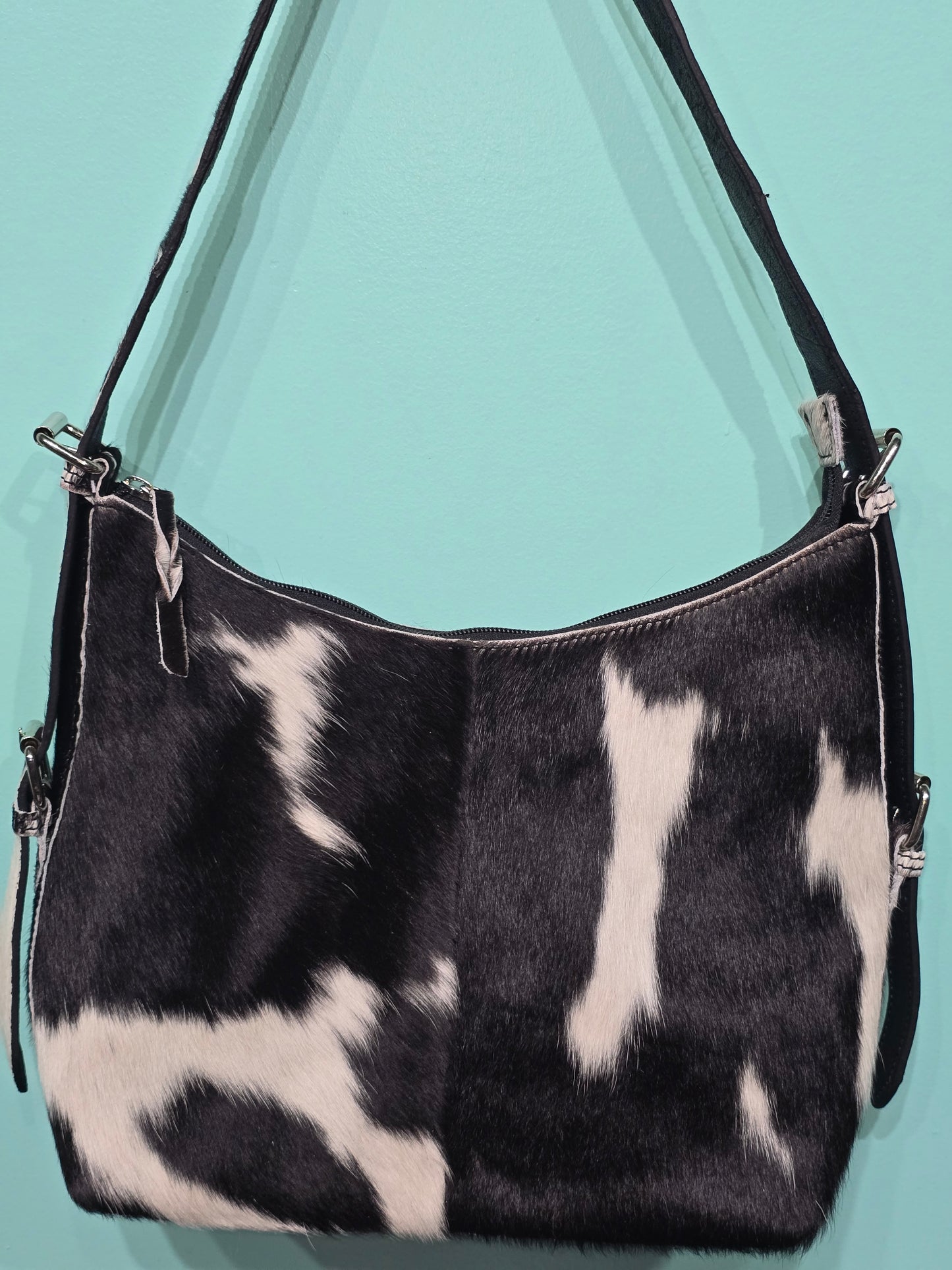 Hair-On Cowhide Hobo/Shoulder Bag
