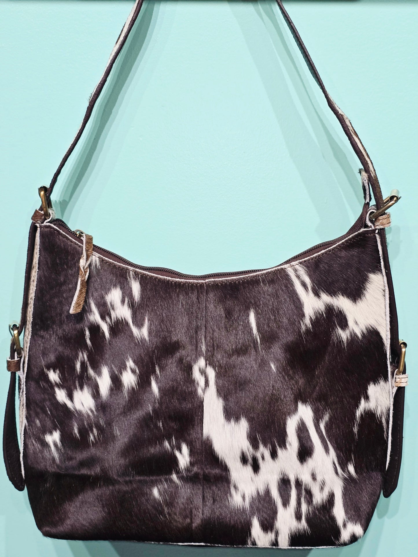 Hair-On Cowhide Hobo/Shoulder Bag